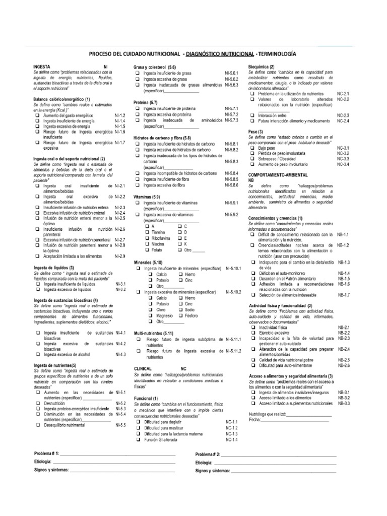 Diagnosticos PES Español | PDF