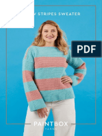 Show Stripes Sweater Free Jumper Crochet Pattern For Women in Paintbox Yarns Wool Chunky Superwash by Paintbox Yarns - 2