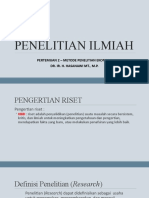 Pertemuan 2 - Penelitian Ilmiah