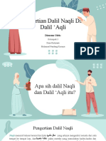 Pengertian Dalil Naqli Dan 'Aqli Kelompok 3 Pai A1-1