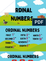 Colorful Animated Ordinal Numbers Math Lesson PDF
