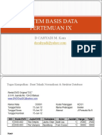 DataBase Pertemuan 9