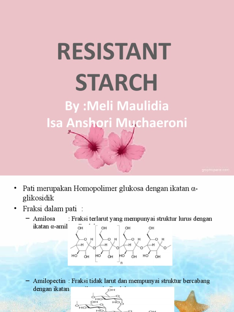 Resistant Starch V PDF Dietary Fiber Diet & Nutrition