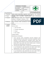 Sop Penerimaan Spesimen Laboratorium