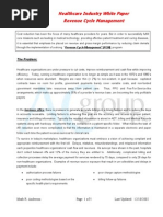 13 Steps For Revenue Cycle Management | PDF | Health Care | Business
