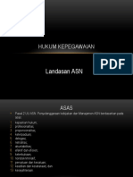 HUKUM KEPEGAWAIAN-Landasan ASN