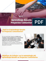 Aprendizaje Basado en Proyectos Comunitarios