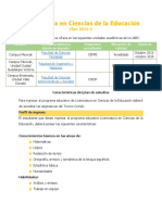 Lic en Ciencias de La Educacion PDF