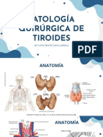 Patología quirúrgica de la tiroides