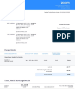 Invoice: Charge Details