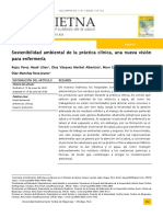 Sostenibilidad Ambiental de La Práctica Clínica Una Nueva Visión para Enfermería PDF