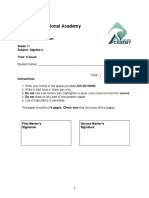 Exam - Term 2 - G11 Solved PDF