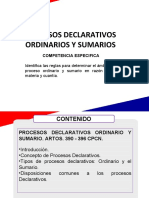 4 Tema 2  Procesos Declarativos Ordinario y Sumario.ppt