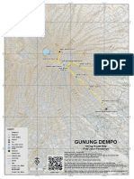 Peta Jalur Pendakian Gunung Dempo