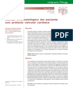 Manejo Estomatológico Del Paciente Con Prótesis Valvular Cardiaca