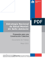 Estrategia Nacional de Salud Mental (mayo 2011) - Gobierno de Chile
