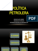Política Petrolera