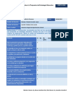 Lista de Cotejo para Propuesta Estrategia Educativa - Dra - Soto