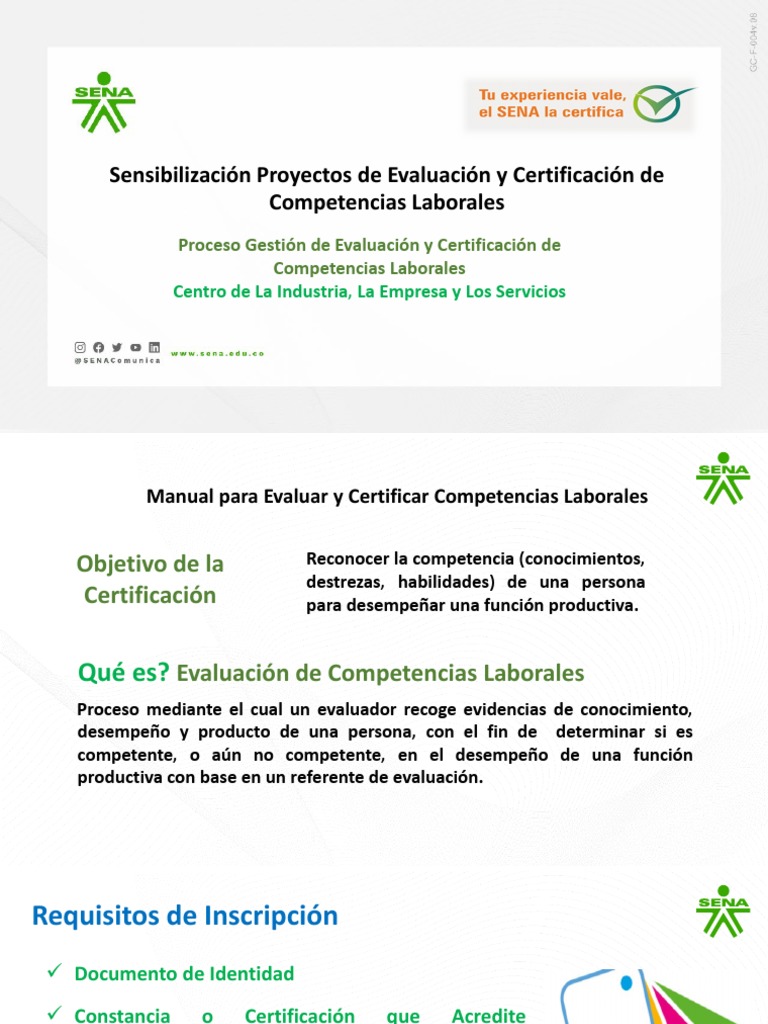 Evaluación y Certificación de Competencias Laborales | PDF | Evaluación