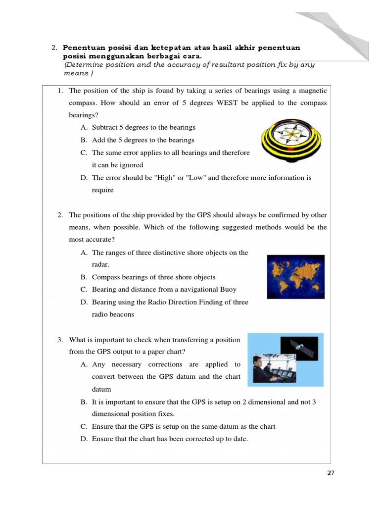 Determine Position Accuracy Position Dikonversi Pdf Pdf