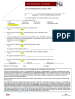 COVID-19 Self-Assessment Declaration - NAZMUL