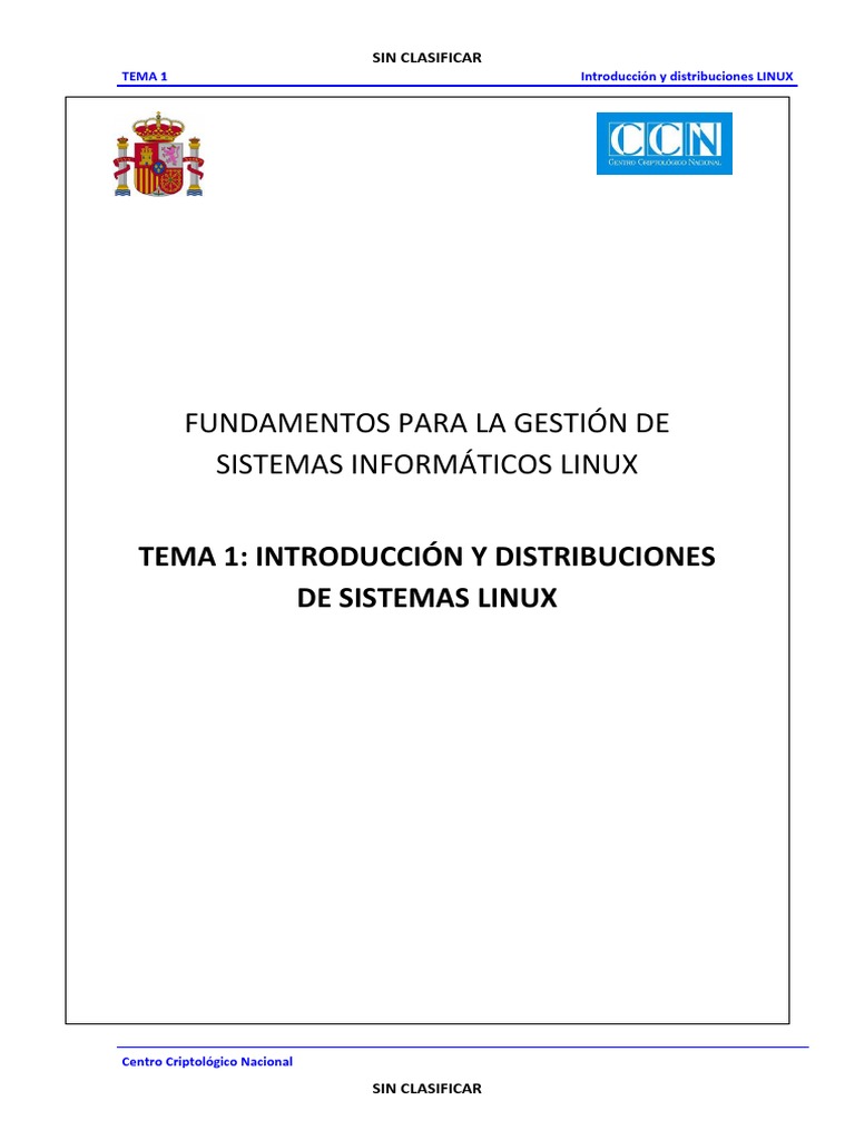 TEMA 1 - Introduccion y Distribuciones LINUX | PDF | Distribución de ...
