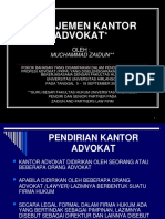 Bahan PKPA Menejemen Kantor Hukum