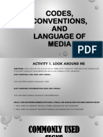 Codes, Conventions, and Language of Media