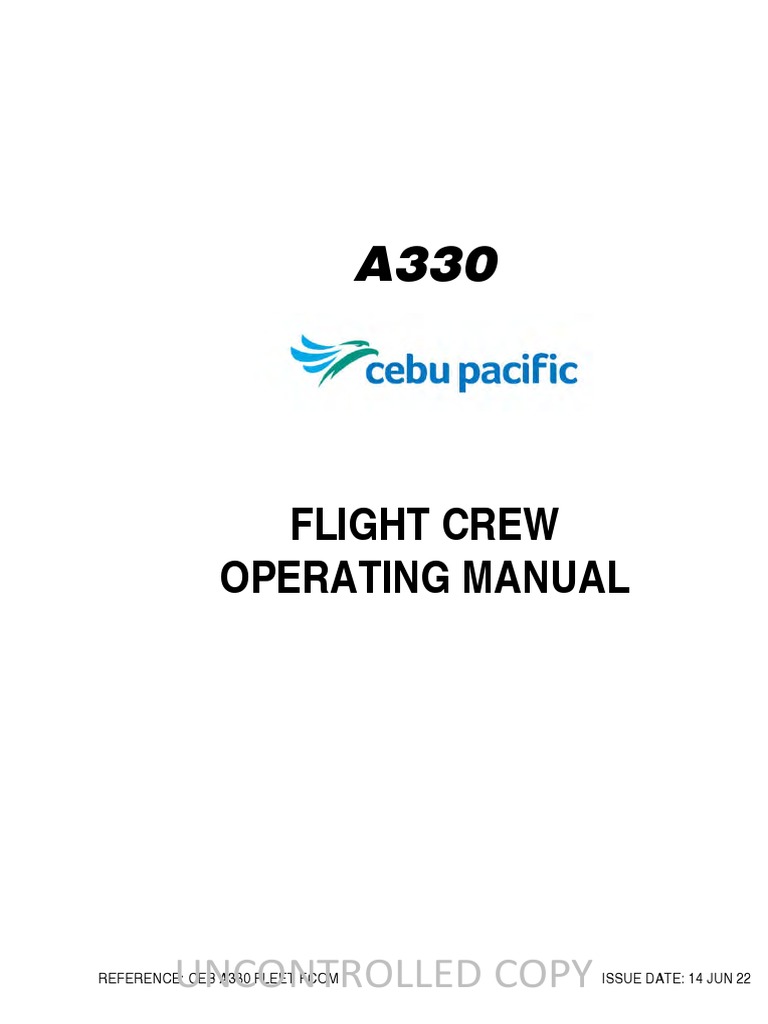 A330 MANUAL ENGINE START visual data 6