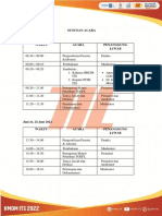 Rundown Acara Dan Peraturan Pelatihan