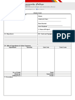 Sample Format Project Plan