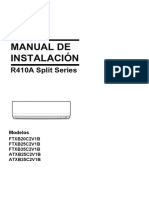 FTXB20-35C - ATXB25-35C - 3PES341265-5G - Installation Manuals - Spanish