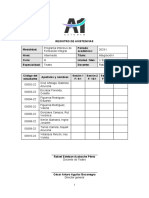 PIFI - Ciclo III - Registro de Asistencias UI (Teatro)