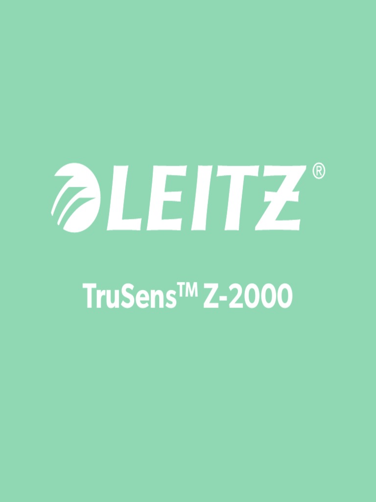 Manual Leitz TruSens Air PurifiersZ2000 PDF Download Free PDF Ac Power Plugs And Sockets