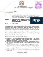 DILG MC 2022-154 Implementation of RA11934 SIM Registration Act PDF