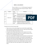 Berita Acara Diskusi