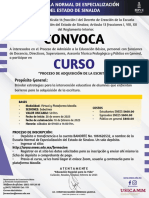 Convocatoria Curso - Pale