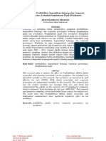 Pengaruh Profitabilitas, Kepemilikan Keluarga Dan Corporate Governance Terhadap Penghindaran Pajak Di Indonesia