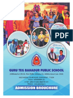 Propectus Guru Teg Bahadur School