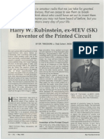Harry Rubinstein's Invention of the Printed Circuit