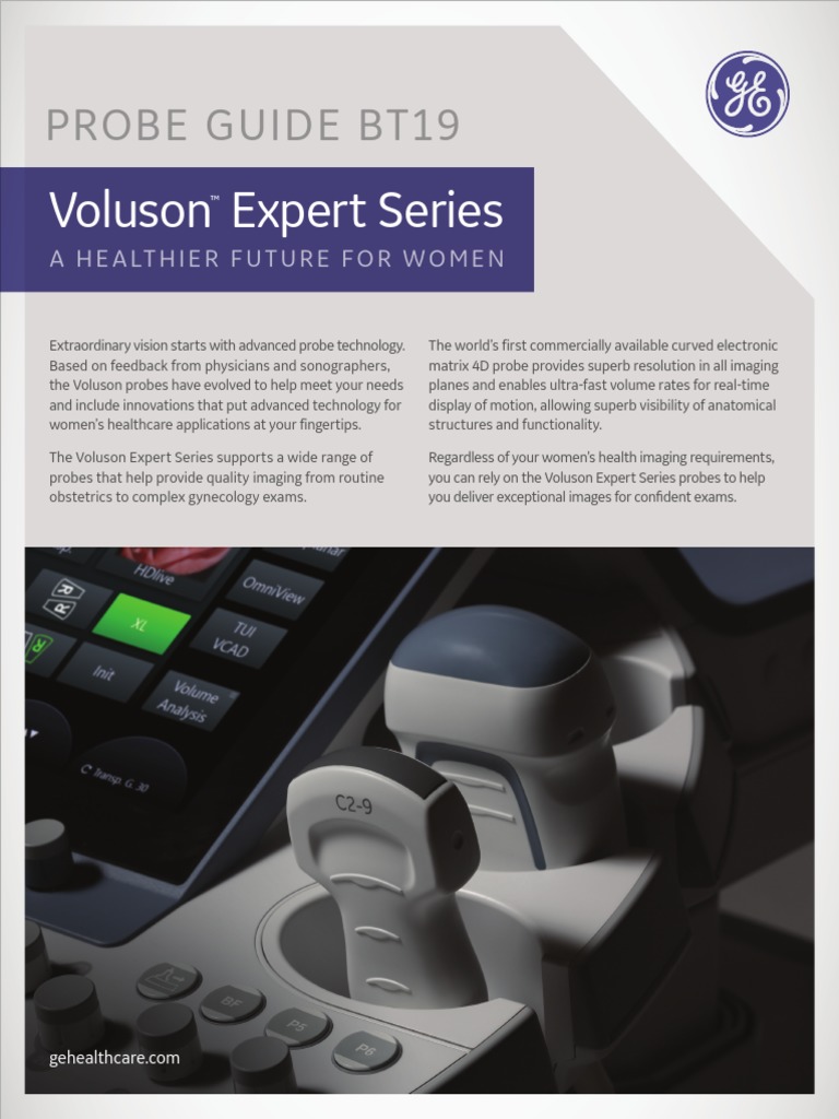 2018 - Voluson Expert BT19 - Probe Guide (July) - JB59717XX PDF | PDF ...