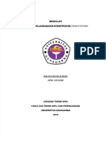 PDF Makalah Metode Pelaksanaan Konstruksi Dewatering - Compress