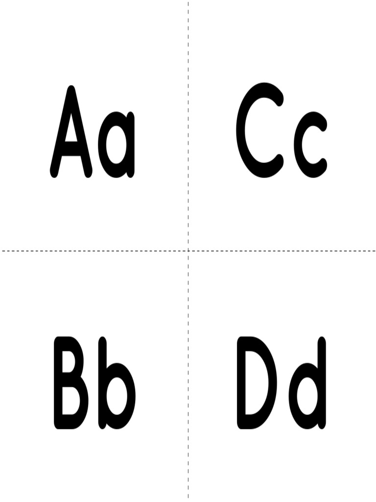 WorksheetWorks AlphabetFlashcard 1 PDF | PDF