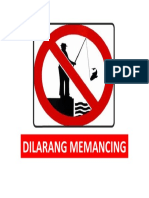 Dilarang Memancing