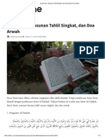 Surat Yasin, Susunan Tahlil Singkat, Dan Doa Arwah PDF