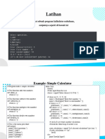 Latihan Pemograman Python