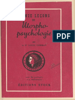 Morpho-Psychologie Par DR Louis Corman