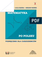 Matematyka Po Polsku 3 Podrecznik Dla Cudzoziemcow PDF