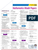 Maths Iib Model Paper - Ipe