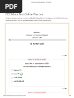 SSC Study: CCC Mock Test Online Practice